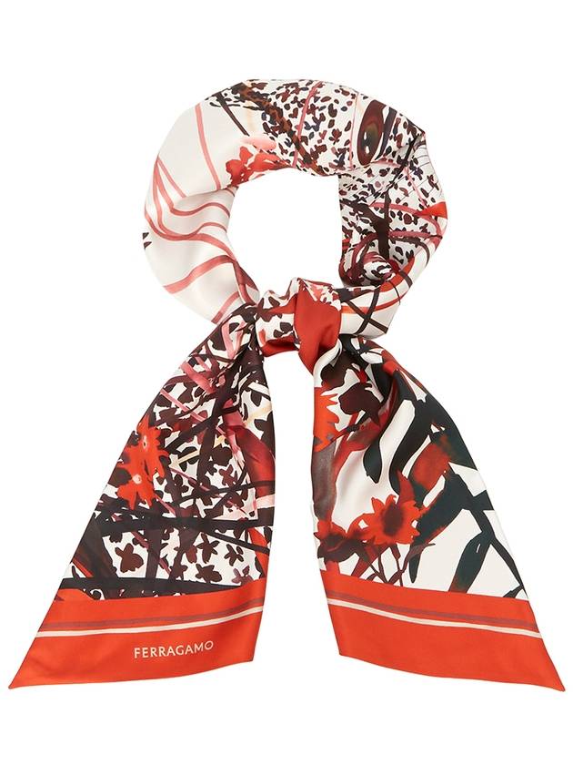 Ferragamo 32 0702 002 0763840 Women s Silk Scarf - SALVATORE FERRAGAMO - BALAAN 1