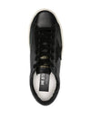 Pure Star Leather Low Top Sneakers Black - GOLDEN GOOSE - BALAAN 4