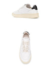 Medalist Black Tab Low Top Sneakers White - AUTRY - BALAAN 6