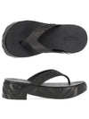 Women's Logo Thong Platform Flip Flops Black - GUCCI - BALAAN 2