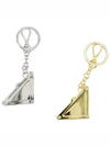 Triangle Logo Division Double Key Holder - PRADA - BALAAN 3