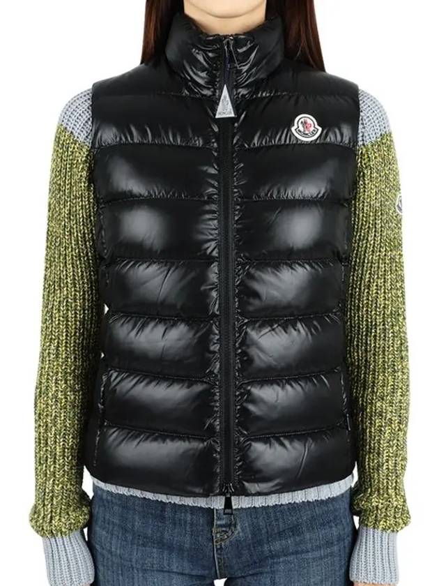 Ghany Down Vest Black - MONCLER - BALAAN 3