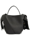 Musubi Micro Leather Shoulder Bag Black - ACNE STUDIOS - BALAAN 2