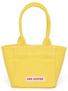 Shopper Canvas Mini Tote Bag Neon Yellow - DER KOFFER - BALAAN 2