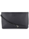 Women Leather Clutch Black - GUCCI - BALAAN 2