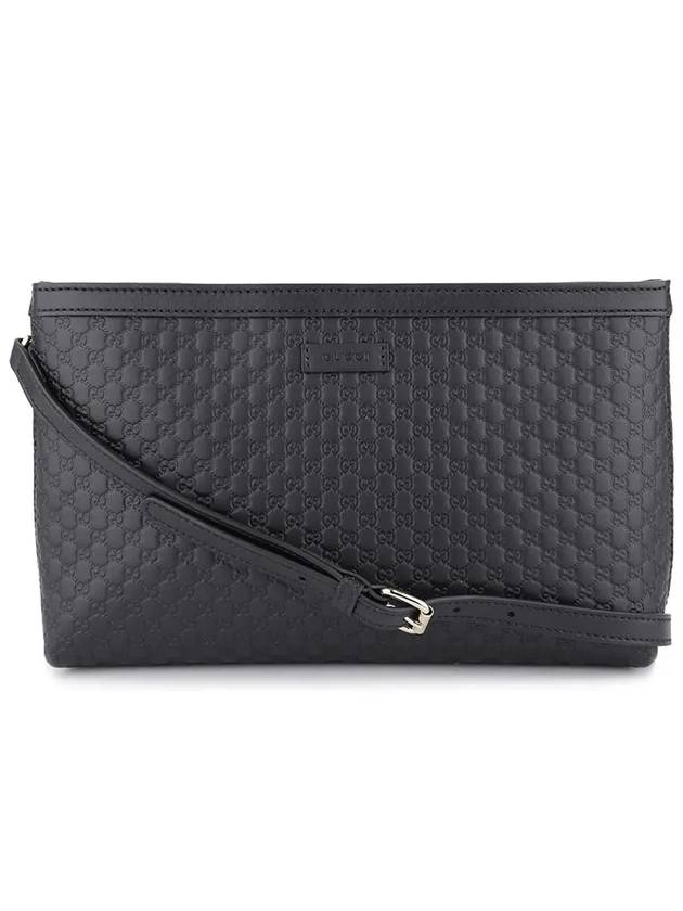 Women Leather Clutch Black - GUCCI - BALAAN.