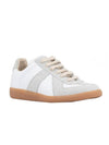 Replica Calfskin Low Top Sneakers White - MAISON MARGIELA - BALAAN 3