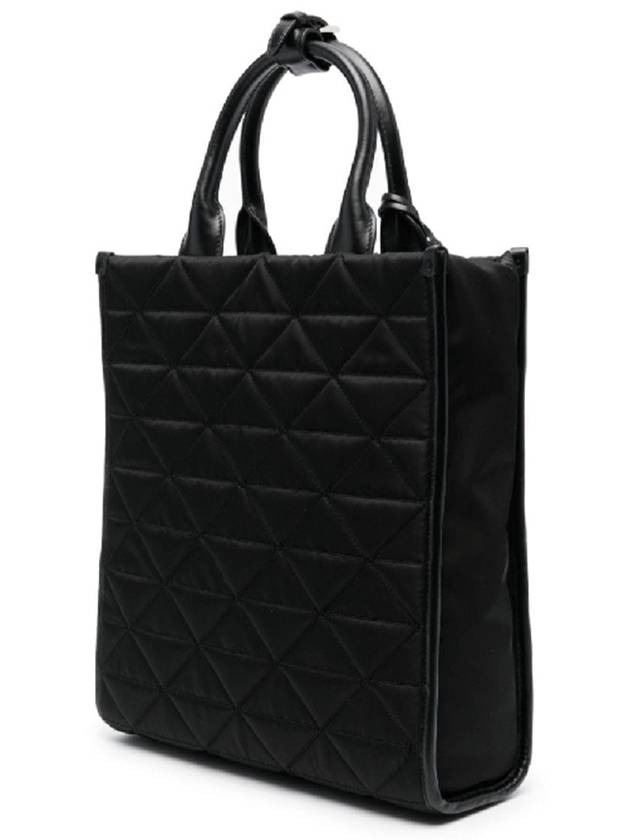 Re-Nylon Quilted Medium Tote Bag Black - PRADA - BALAAN 5