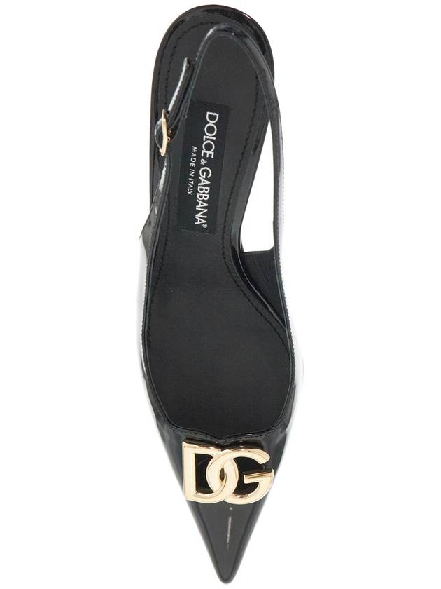 logo decorated slingback pumps 60mm CG0710A1037 - DOLCE&GABBANA - BALAAN 3