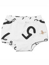 Justine Printed Fleece Shorts White - VIVIENNE WESTWOOD - BALAAN 2