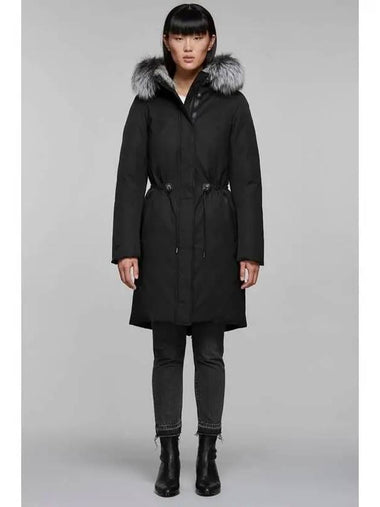 Mackage Korea ENIA PXKRR mid length down parka black silver - MACKAGE - BALAAN 1