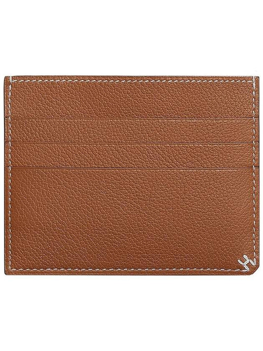 H Cellier Card Holder Evercolor Gold - HERMES - BALAAN 2