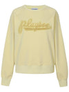 FLOCKING LOGO RAGLAN PULLOVERYellow - PLAYBOO - BALAAN 1