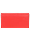 Gancini Continental Flap Long Wallet Red - SALVATORE FERRAGAMO - BALAAN 4