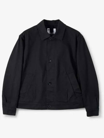 24 MHL BOXY WORKER JACKET BLACK MHJK0504S24IKV BLK - MARGARET HOWELL - BALAAN 1