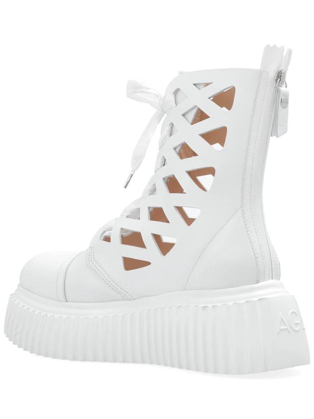 AGL Platform Shoes Viggy, Women's, White - AGL - BALAAN 5