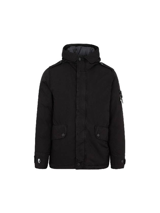 David-TC Down Short Parka Black - STONE ISLAND - BALAAN 2