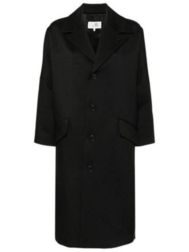 Single breasted coat black - MAISON MARGIELA - BALAAN 2