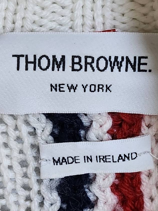 40 Aran Cable Women s Neck Polar Knit FKA222A 00014 - THOM BROWNE - BALAAN 8