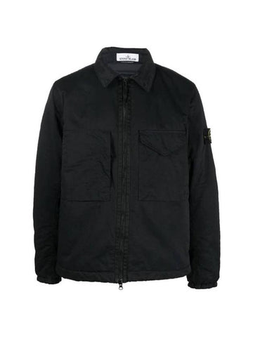 Waffen Patch Jacket Black - STONE ISLAND - BALAAN.