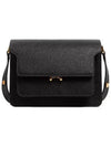 Saffiano Trunk Medium Shoulder Bag Black - MARNI - BALAAN 2