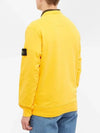 Wappen Patch Crew Neck Sweatshirt Yellow - STONE ISLAND - BALAAN 5