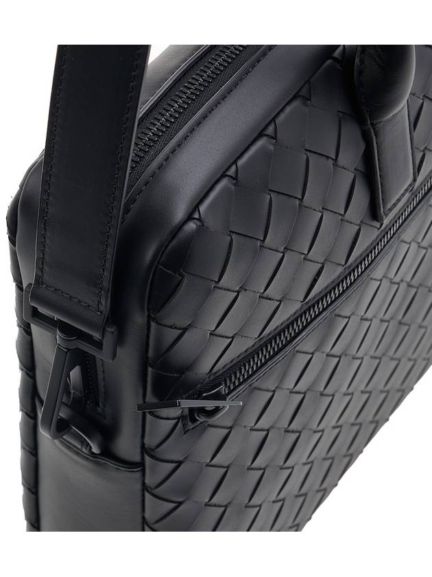 Intrecciato Briefcase Black - BOTTEGA VENETA - BALAAN 9