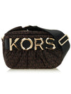 Logo Decorated Cross Bag Brown - MICHAEL KORS - BALAAN 2