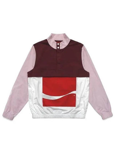 MALBON COCA COLA Ribbon Symbol Anorak Jacket WINE - MALBON GOLF - BALAAN 1