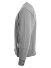 Center Back Stripe Crewneck Sweatshirt Light Grey - THOM BROWNE - BALAAN 4