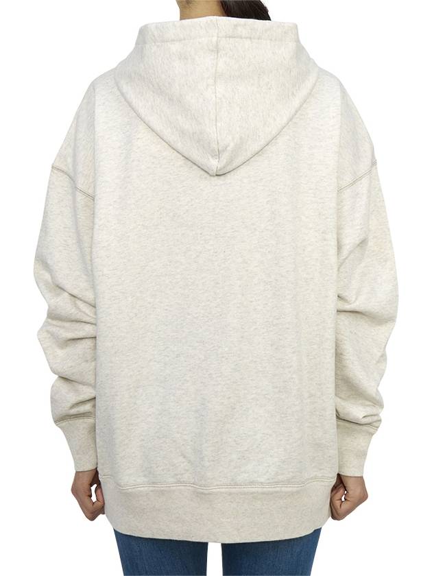 Mansel Logo Hoodie Faded Beige - ISABEL MARANT - BALAAN 4