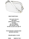 Pandy FF motif white leather cross bag - FENDI - BALAAN 5