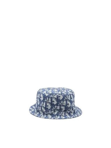 Dior All Over Logo Reversible Bucket Hat 393C906BC5811 - DIOR - BALAAN 1