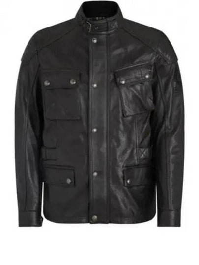 Turner Motorcycle Leather Jacket 105379 ATBLK - BELSTAFF - BALAAN 2