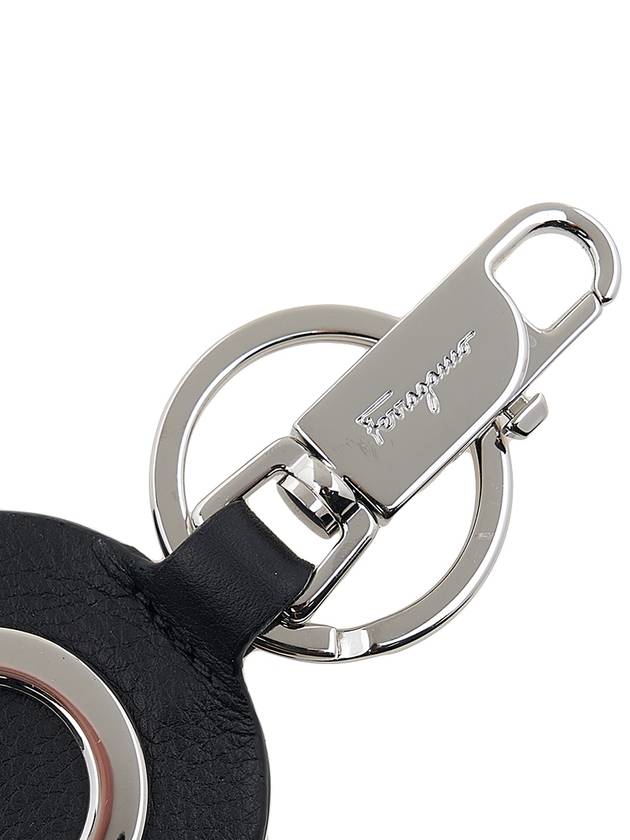 Gancini Key Holder Black - SALVATORE FERRAGAMO - BALAAN 5