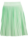 Women's Binx Pleated Skirt Green - J.LINDEBERG - BALAAN 2