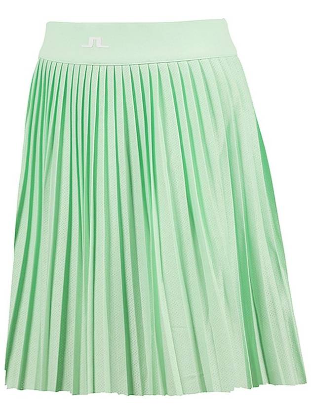 Women's Binx Pleated Skirt Green - J.LINDEBERG - BALAAN 2