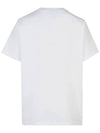 Logo Print Short Sleeve T-Shirt White - GANNI - BALAAN 4