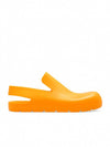 Puddle Clog Rubber Sandals Tangerine - BOTTEGA VENETA - BALAAN 2