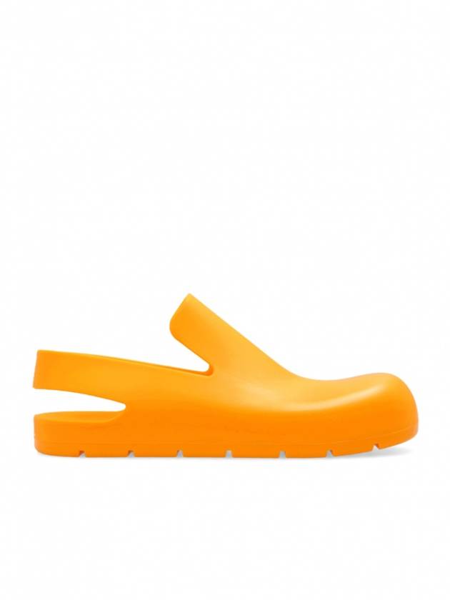 Puddle Clog Rubber Sandals Tangerine - BOTTEGA VENETA - BALAAN 2