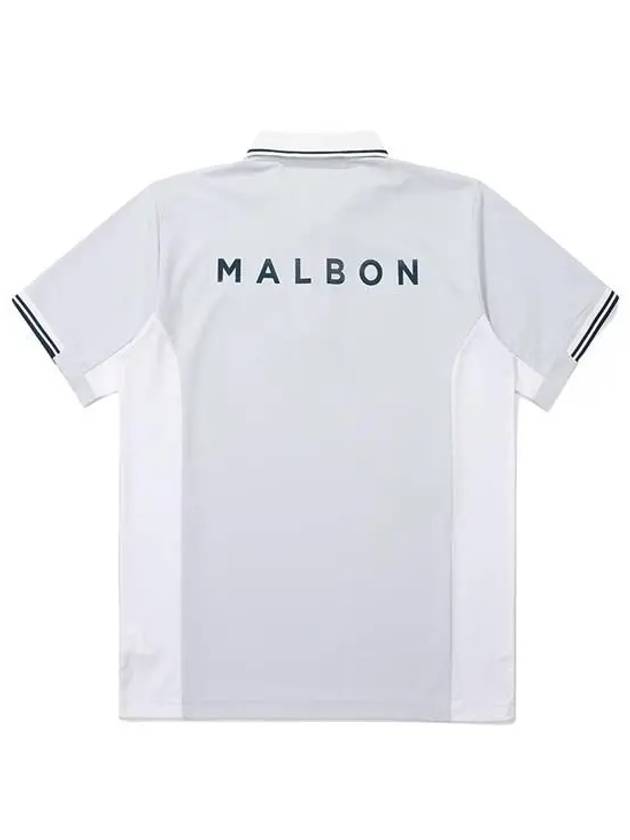 Mesh Hybrid Polo T Shirt M4221PTS07GRY - MALBON GOLF - BALAAN 2