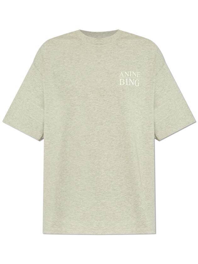 Anine Bing T-shirt With Print, Women's, Grey - ANINE BING - BALAAN 1