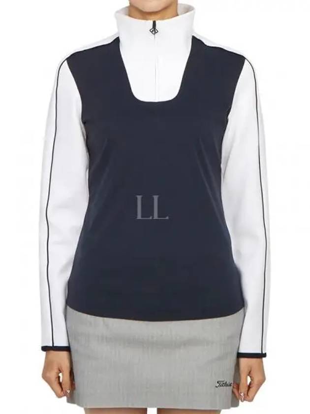 Golf wear mid layer women s long sleeve t shirt AWJS08982 6855 - J.LINDEBERG - BALAAN 2