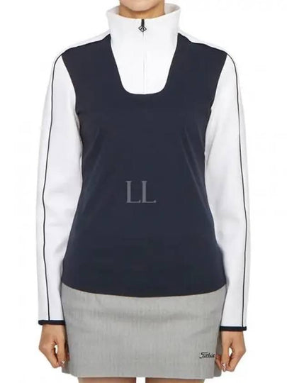 Golf wear mid layer women s long sleeve t shirt AWJS08982 6855 - J.LINDEBERG - BALAAN 2