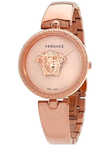 Versace Palazzo Quartz Rose Dial Ladies Watch VECQ00718 - VERSACE - BALAAN 1