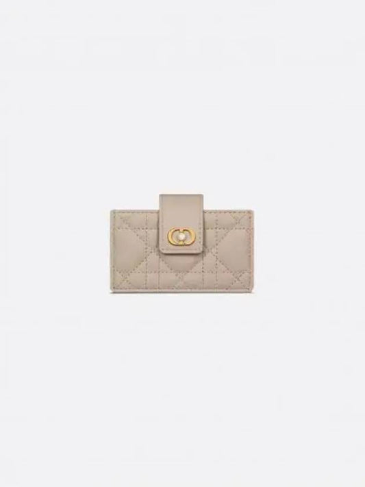 Jolie Pocket Card Wallet Beige - DIOR - BALAAN 2