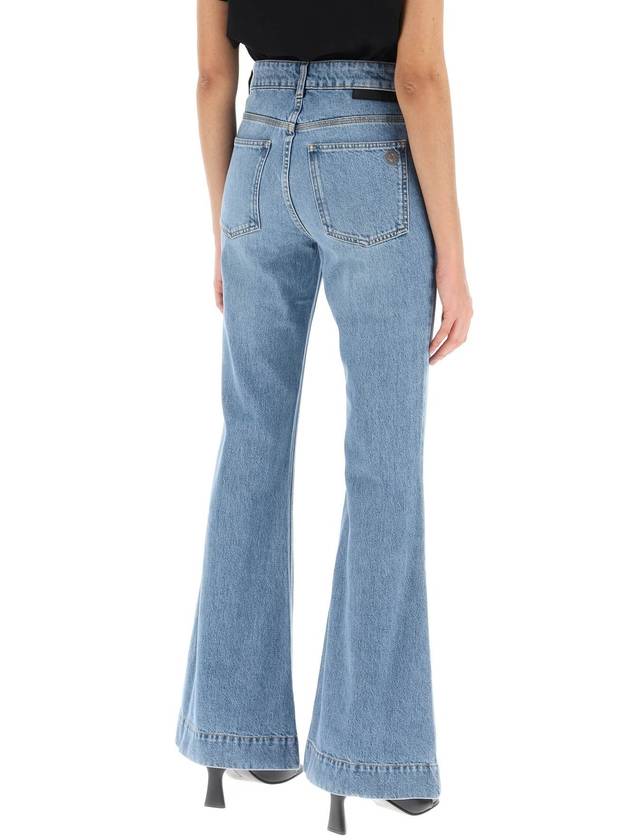 Denim Straight Pants 6D0181 3SPH564599 Blue - STELLA MCCARTNEY - BALAAN 4