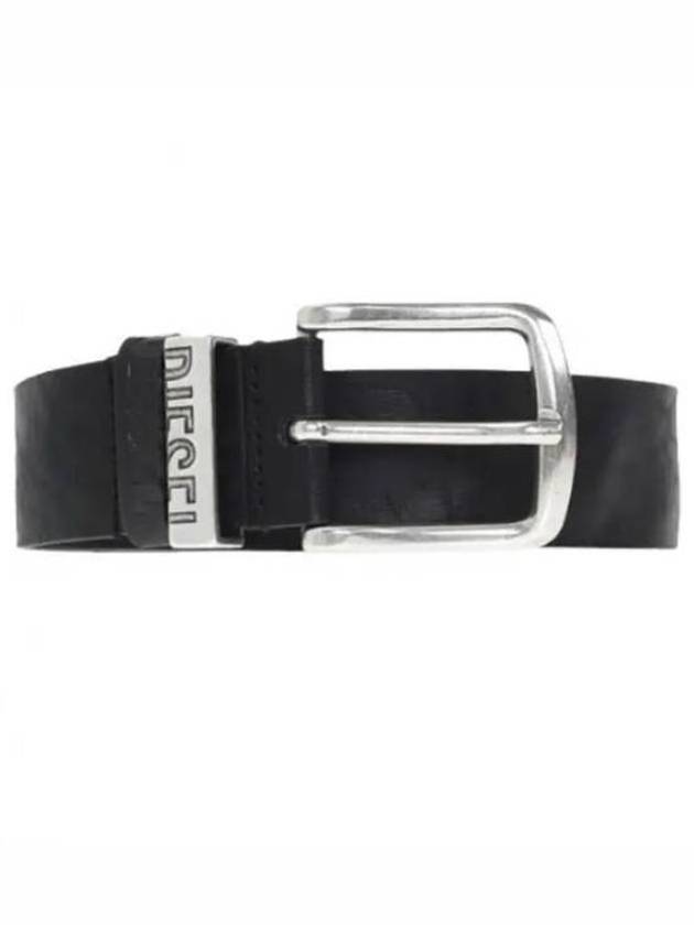 B Visble Leather Belt Black - DIESEL - BALAAN 2