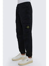 Wappen Patch Cargo Track Pants Black - STONE ISLAND - BALAAN 3