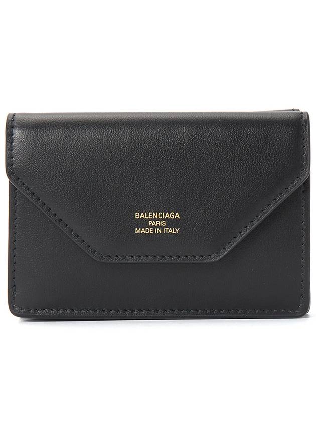 Envelope Embossed Logo Card Wallet Black - BALENCIAGA - BALAAN 2